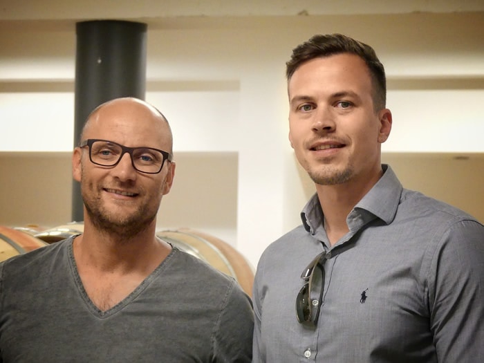 Wein Blogger Daniel Bayer und Horst Gager